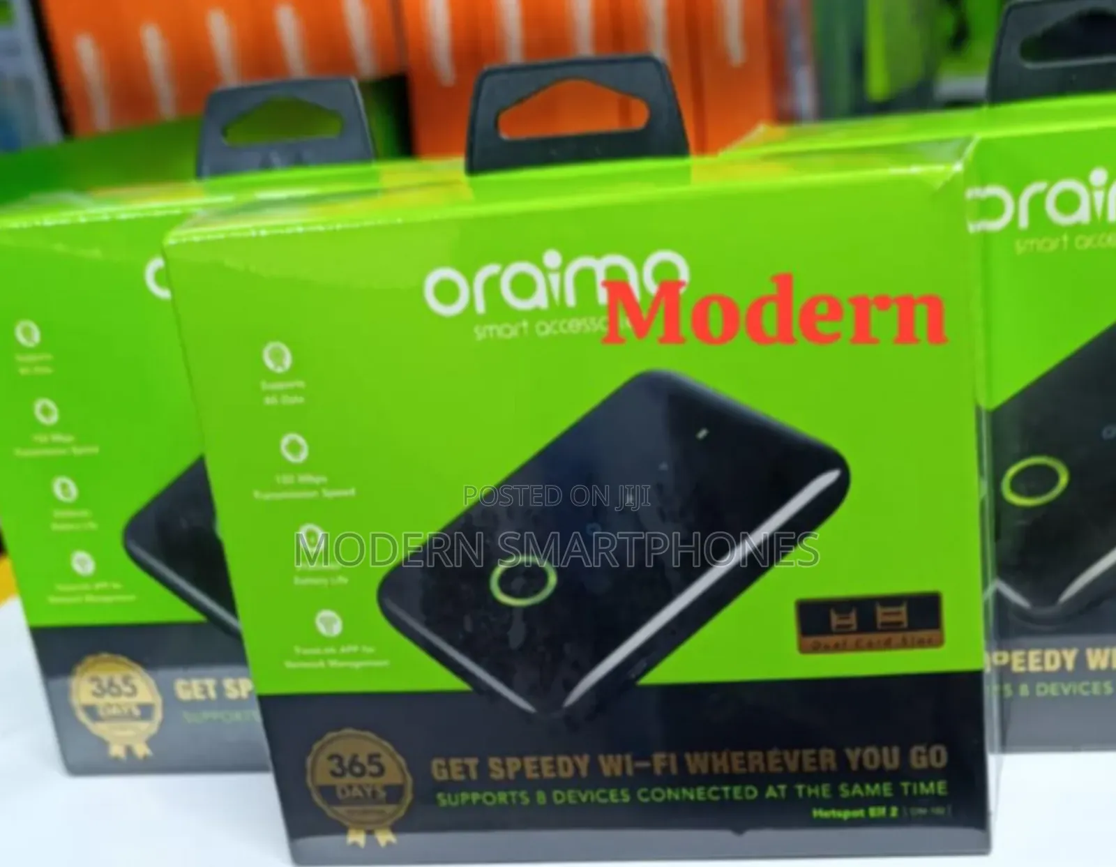 Oraimo Hotspot Elf 2 150mbps 4g Mobile Hotspot Dual Sim Slot
