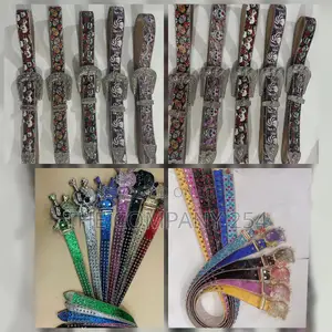 Original Quality Designer Bb Simone Iced Out Unisex Belts