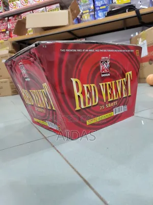 25 Shots Red Velvet Fireworks for Club Use