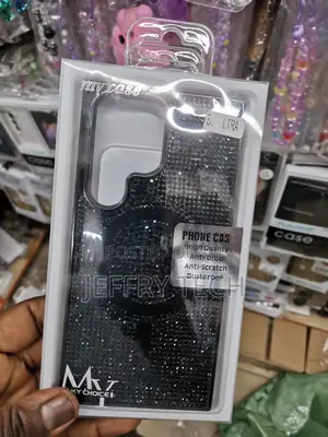 For Samsung Galaxy S24 Ultra Glitter Case With Magsafe-Black