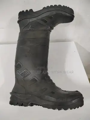 Black Steel Toe Gumboots