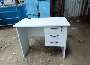 White Computer Table 90cm