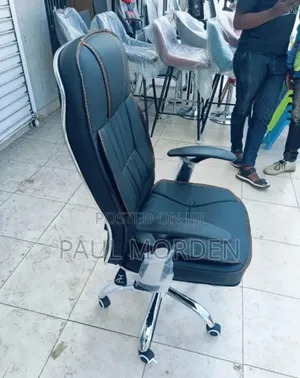 Modern Swivel Leather Chair