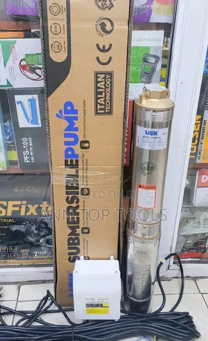 0.75 Hp Submercible Pump 63mtrs Head 30mtrs Cable Plus Con