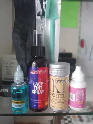 6 in 1 Set Wig Glue, Lace Tint Spray , Wax Stick , Remover,