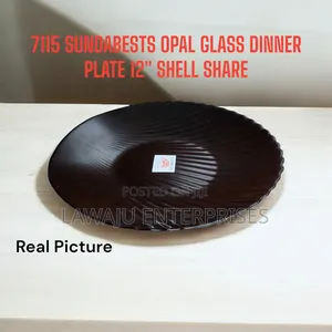 6pcs Sundabest Black Shell Dinner Plate