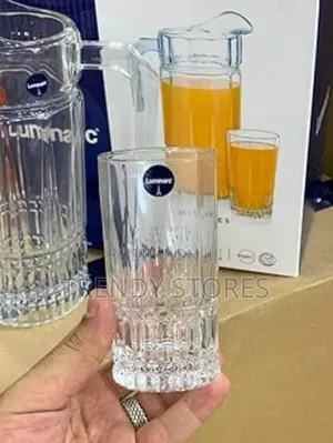 7pc Luminarc Water Jug Set