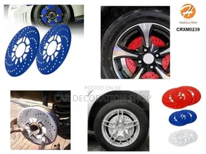2pc Disc Rotors Covers in Blue,Red, Silver Colors