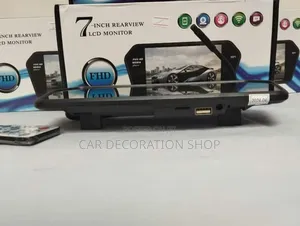 Led Screen 7" Rearview Mirror With Bluetooth+Mp5+Usb