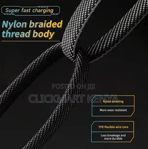 4in1 USB Fast Charging Cable for iPhone,Type C,Data 1M