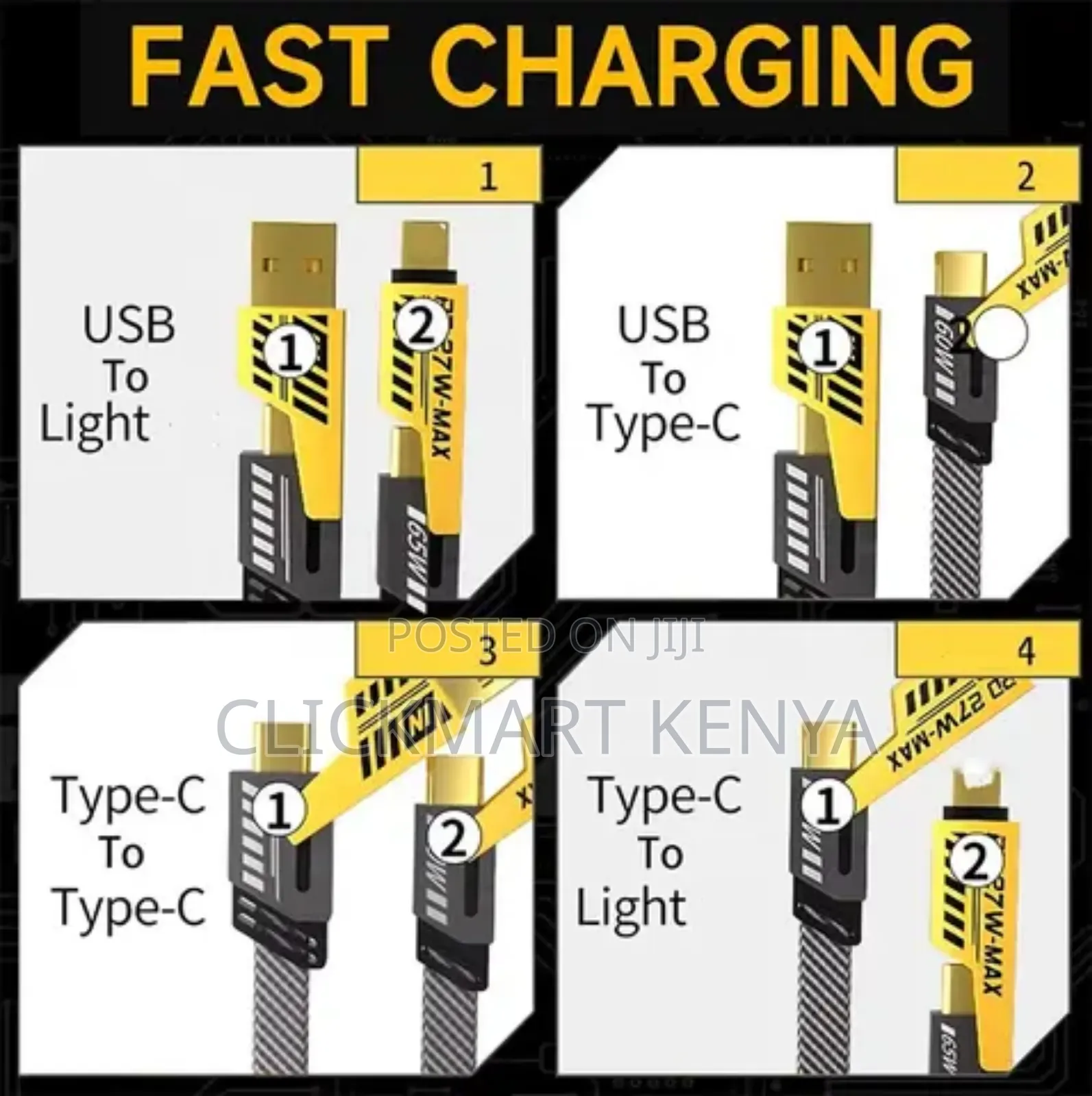 Fast Charging USB Charging and Data Cable