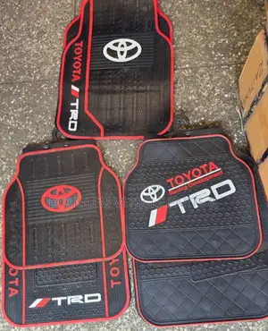 Car Floor Mats/Carpets Heavy Duty Rubber Branded Toyota TRD Universal