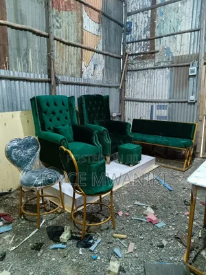 Pedicure Set, Waiting Bench and 2 Manicure Love Seats 