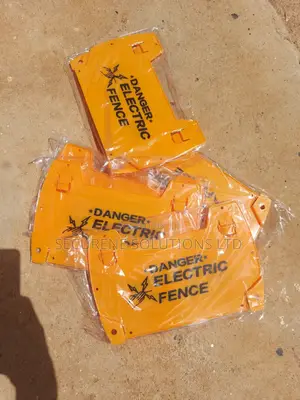 Electric Fence Warning Signs