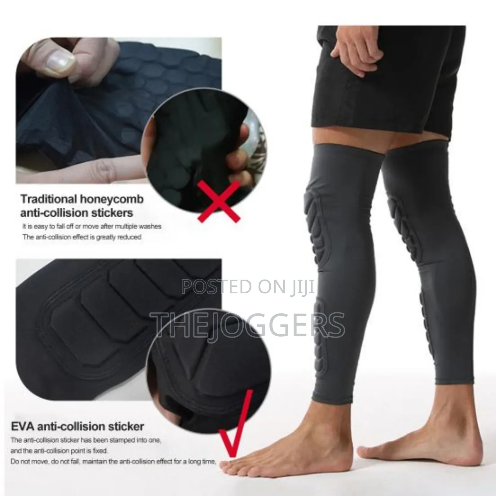 Compression Leg Sleeve Calf Shin Support Protector - (1pcs)
