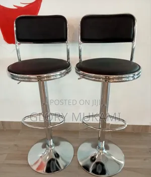 Black Leather Counter Chairs