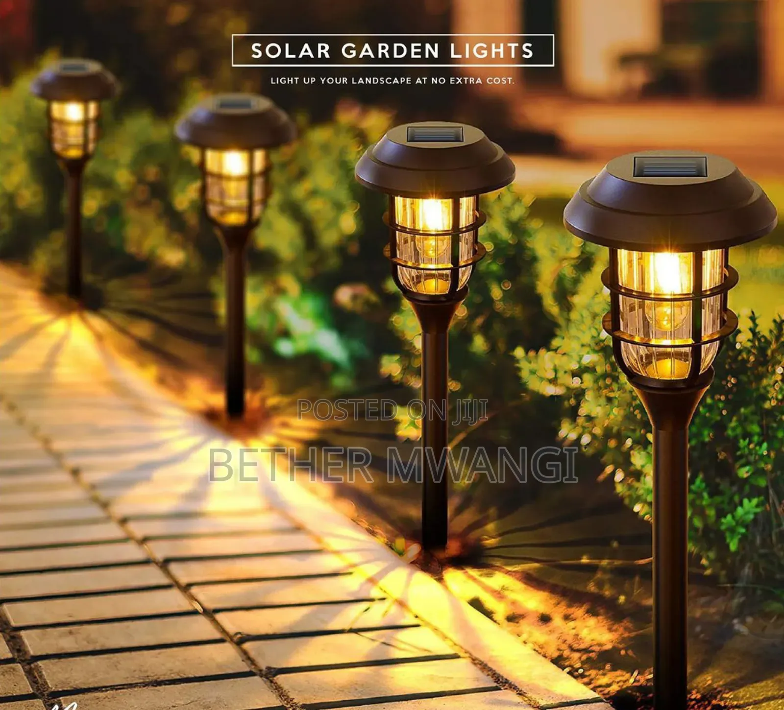 Solar Garden Lights in Kenya