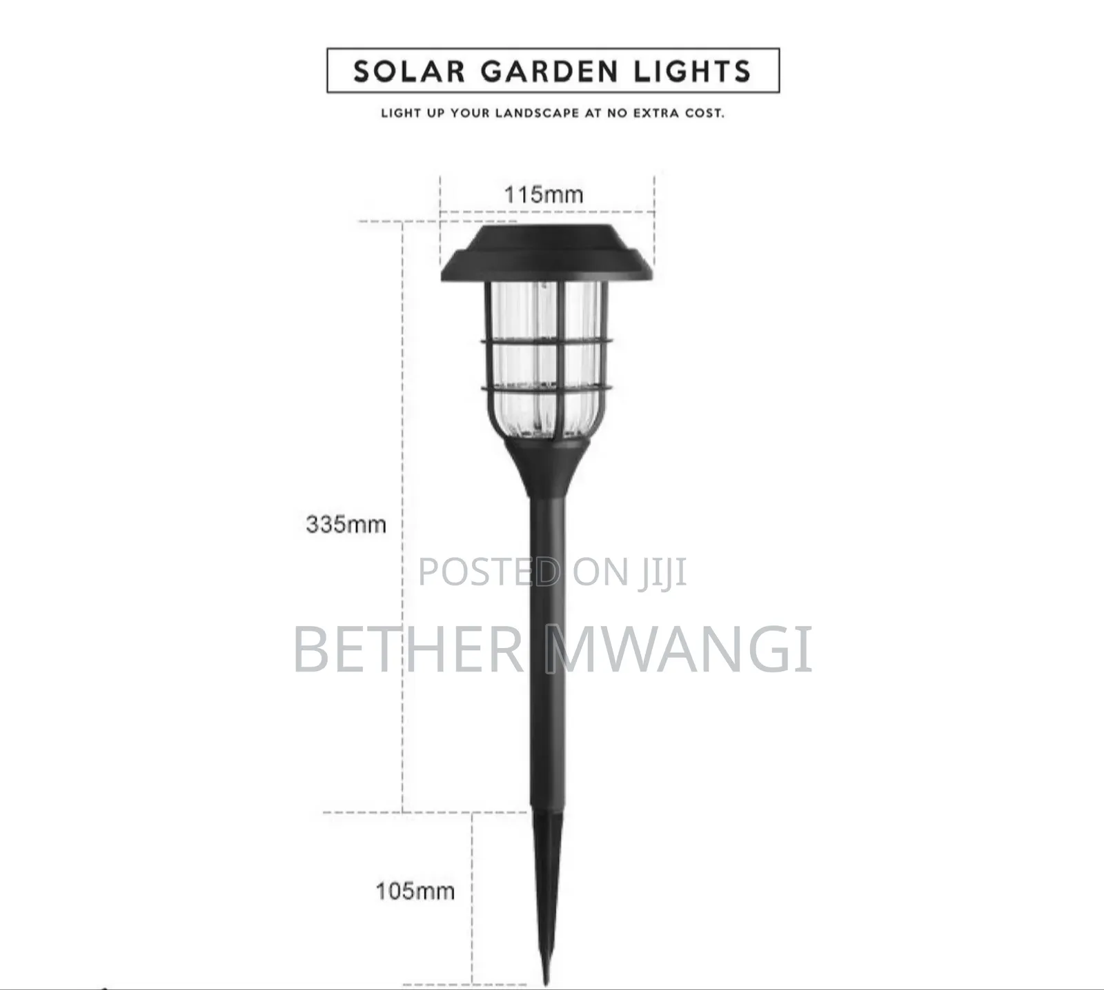 Solar Garden Lights in Kenya