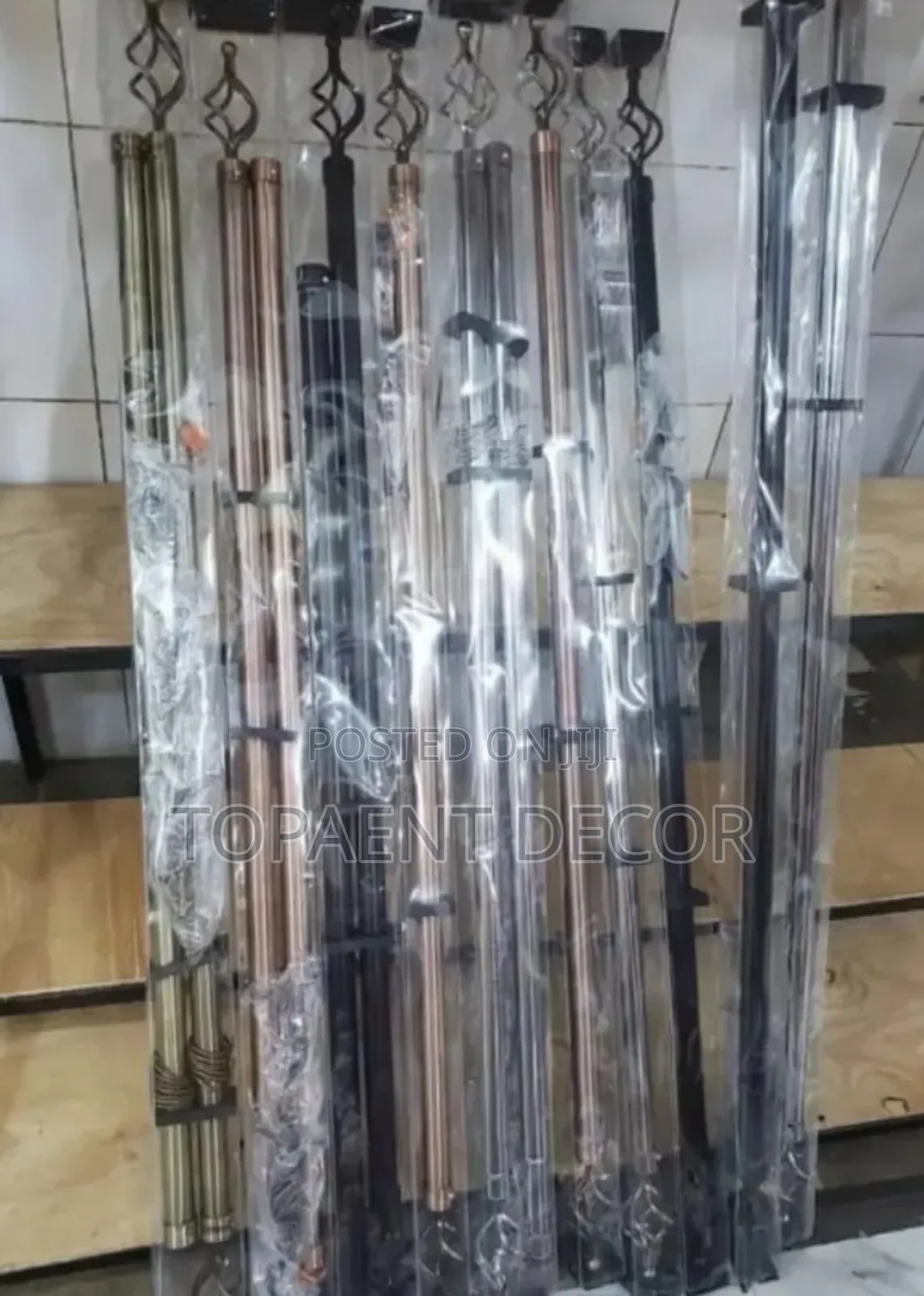 3m Double Adjustable Window and Door Curtain Rods