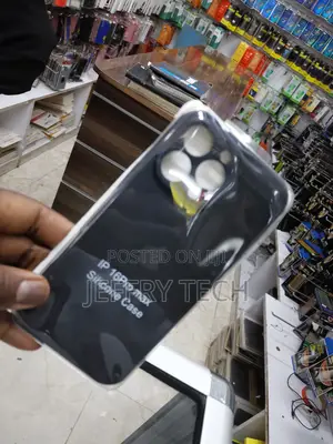 iPhone 16 Pro Max Soft Silicone Phone Back Case-Black