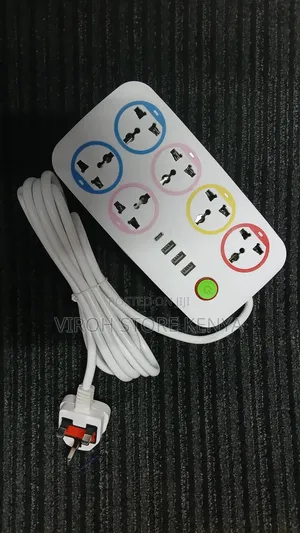 F6 Type C Socket Extension Cable 6way 3 Metres 4 Usb 1C Port