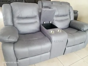 Two Seater Imported Fabric Recliner Sofa