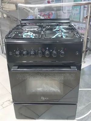 Cooker, Roch Standing Cooker/Oven 60×60 3gas+Electric Black