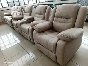 Six Seater Imported Micro Fiber Fabric Recliners