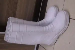 Steel Toe Gumboot-White