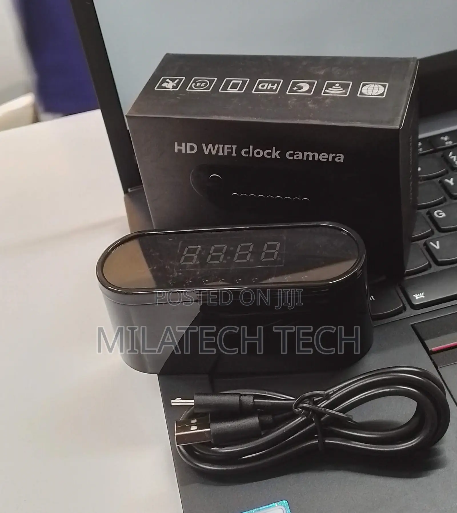 HD Mini Wifi Hidden Clock Camera