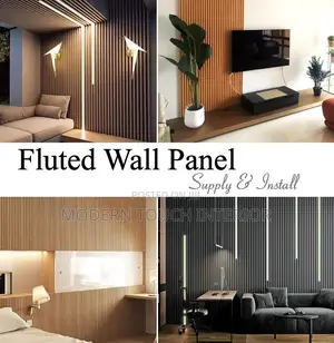 Stylish WPC Fluted Walllpanels