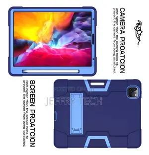 iPad Pro 12.9 Inch 4th Gen 2020 Rugged Protective Case -Blue