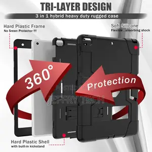 iPad 7th Gen 10.2 Inch 2019 Rugged Cover With Kickstand