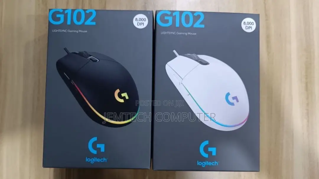 Logitech G102 RGB LIGHTSYNC USB 6 Button Gaming Mouse