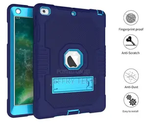 iPad 9.7 Inch 2018 Heavy Duty Shockproof Rugged Case,Blue