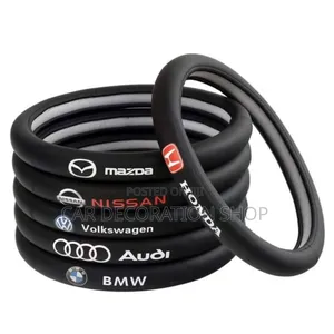 Honda,Toyota,Mazda,Bmw,Nissan Steering Cover Leather Finish