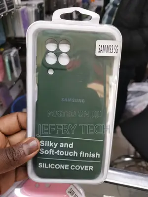 Samsung Galaxy M33 5G Soft Silicone Back Cover-Green
