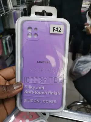 Silicone Gel Rubber Case for Samsung Galaxy F42 -Purple