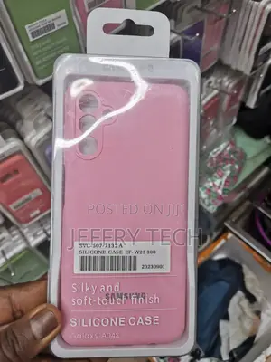 Soft Silicone Phone Back Case for Samsung Galaxy A04s - Pink