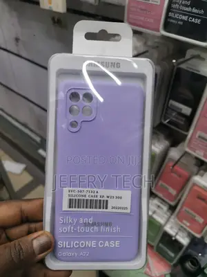 Case for Samsung Galaxy A22 Phone Case,Soft Silicone-Purple