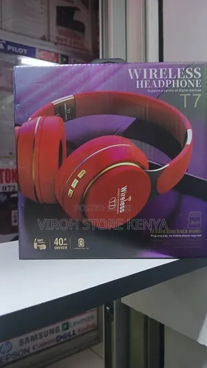 T7 Wireless Headphones - Black