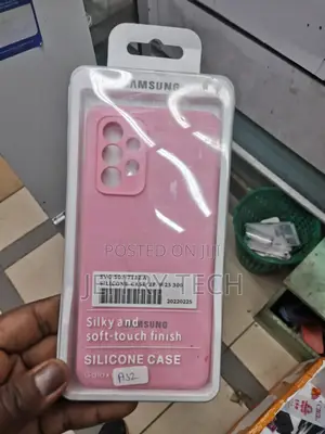 Silicone Phone Cover for Samsung Galaxy A52-Pink