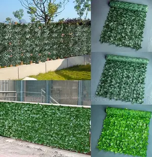 Artificial Privacy Natural-Looking Evergreen Fence