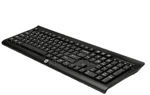 HP Wireless Keyboard (English Arabic) Black - E5E78A