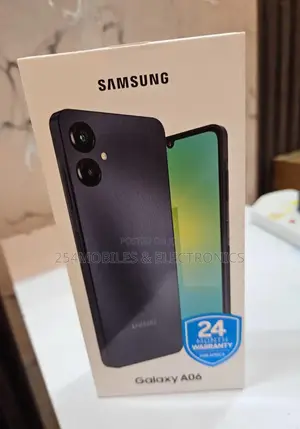 New Samsung Galaxy A06 128 GB Black