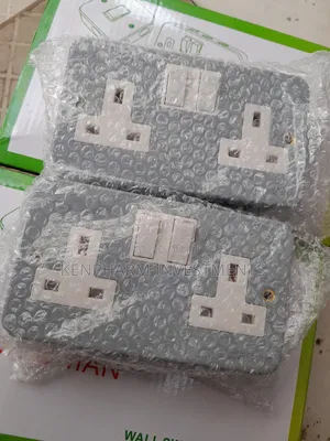 Twin Socket Metallic; 240v A/C