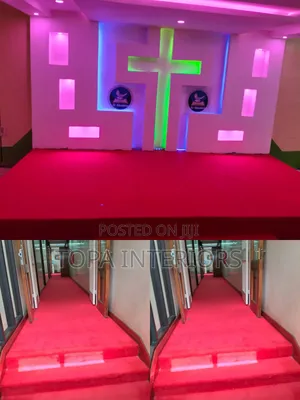 Church Altar Red Carpets and Office Wall to Wall Carpets