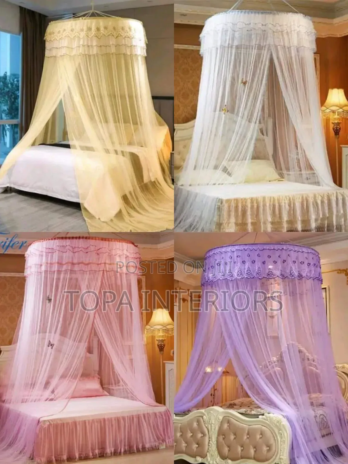 Round and Breathable Mesh Mosquito Nets Canopy Round Nets
