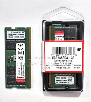 Kingston Laptop Ram Ddr5 32gb 5600- Kvr56s46bd8-32