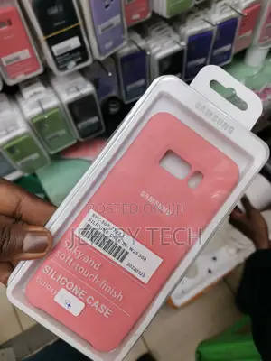 Silicone Soft Back Cover Case For Samsung Galaxy S8+-pink